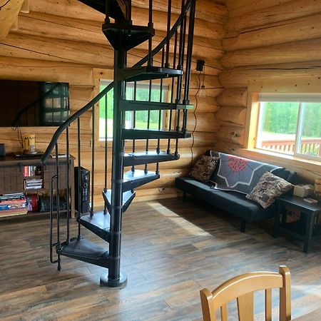 Secluded Log Cabin, 30 Min From Chena Hot Springs Pleasant Valley Экстерьер фото