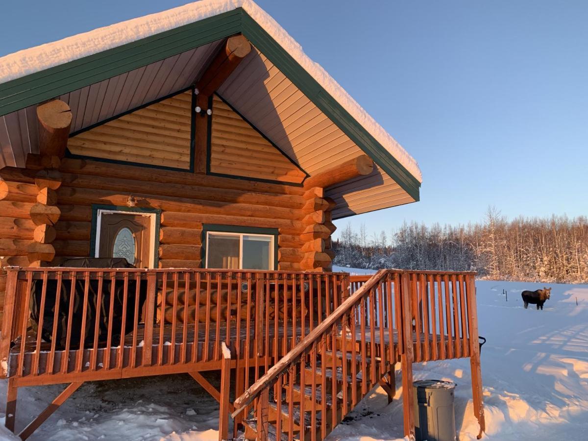 Secluded Log Cabin, 30 Min From Chena Hot Springs Pleasant Valley Экстерьер фото